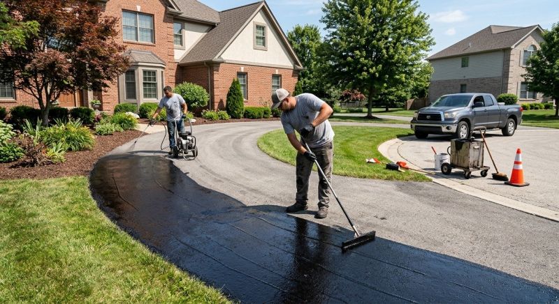 Asphalt Driveway Sealing in Grand Rapids, MI