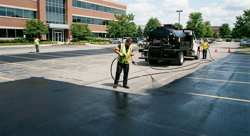 Asphalt Parking Lot Sealing in Tampa, FL