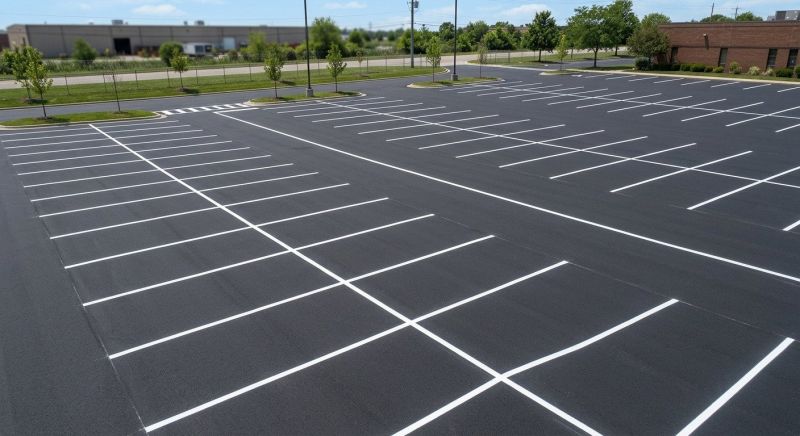 Church Parking Lot Striping in Roswell, GA