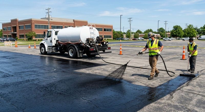 Commercial Parking Lot Sealing in Denver, CO