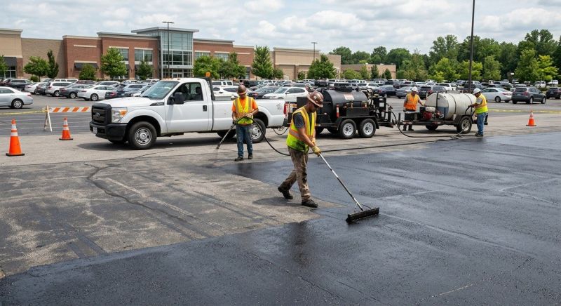 Commercial Parking Lot Sealing in Denver, CO