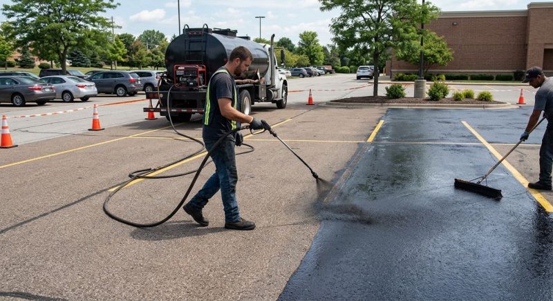 Lot Sealcoating in Columbus, OH