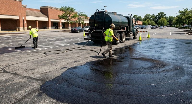Lot Sealcoating in Greenville, SC