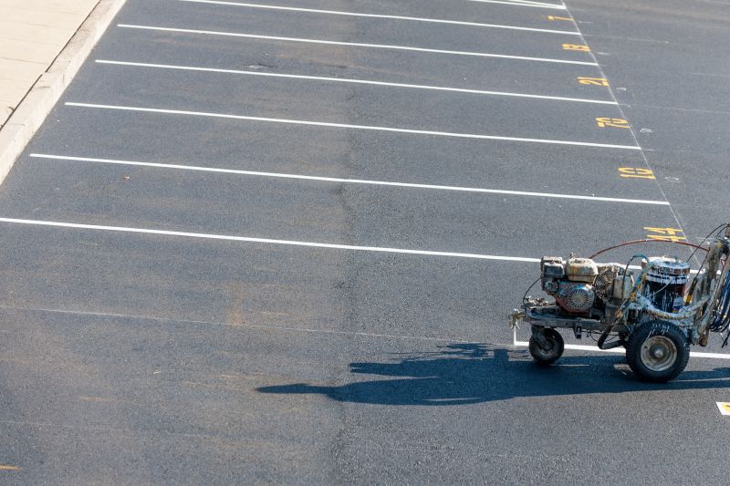 Parking Lot Striping in Roswell, GA