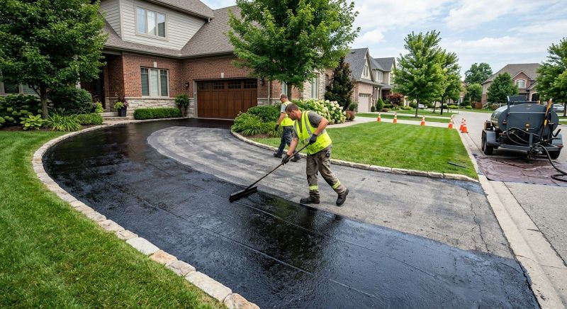 Residential Blacktop Sealing in Grand Rapids, MI